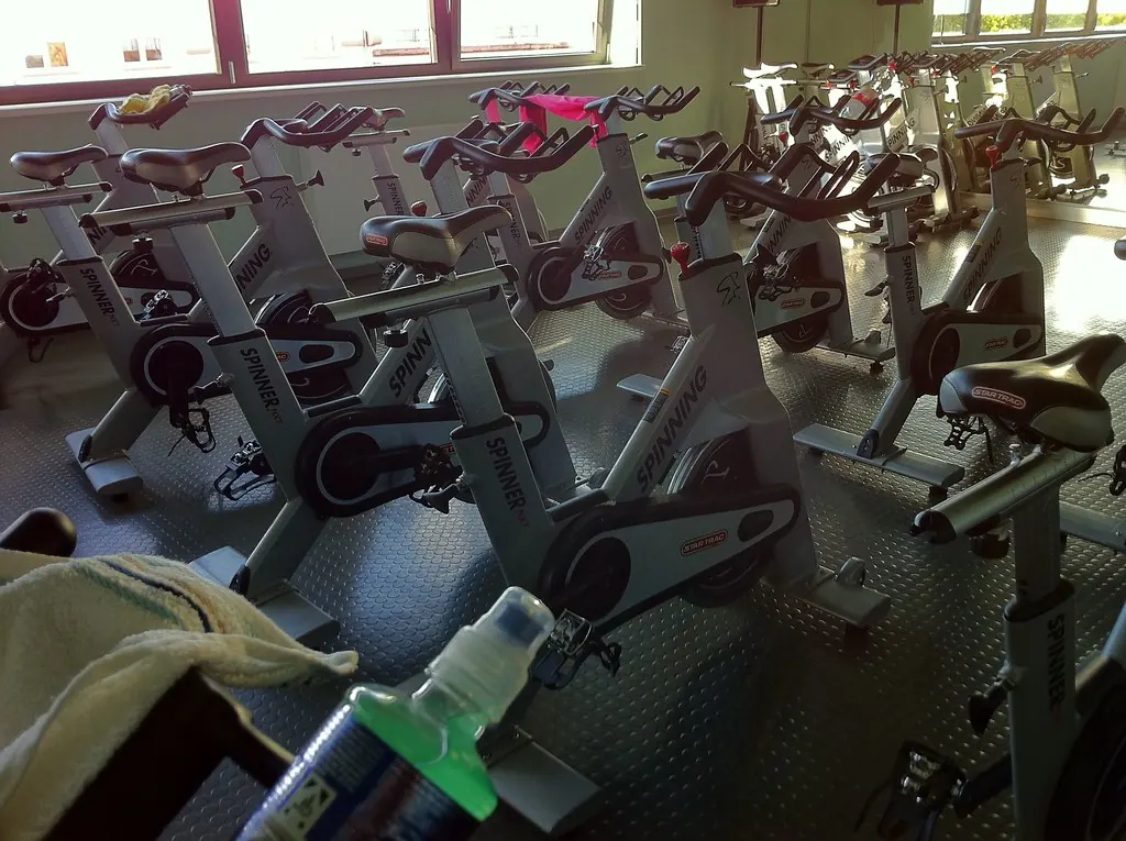 Sala de bicicletas estáticas